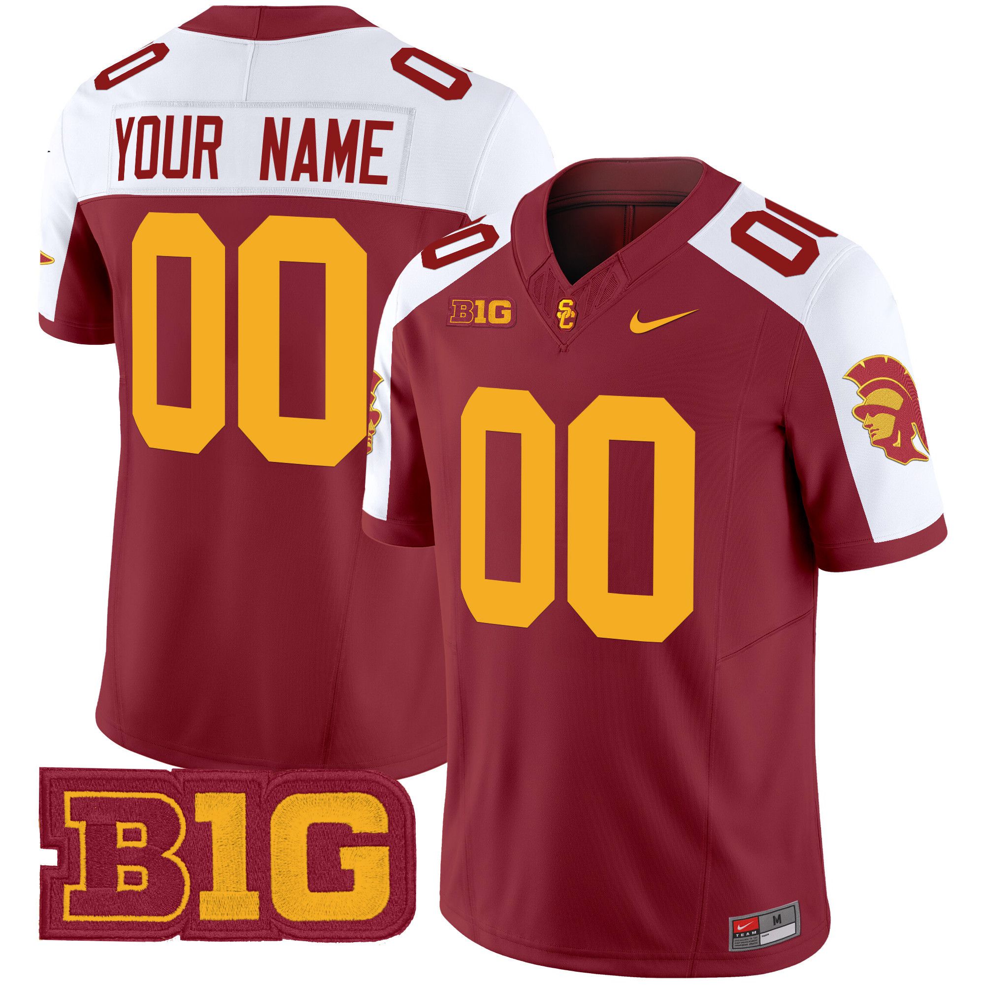 Men USC Trojans Red Nike 2024 Vapor Limited Custom NCAA Jersey